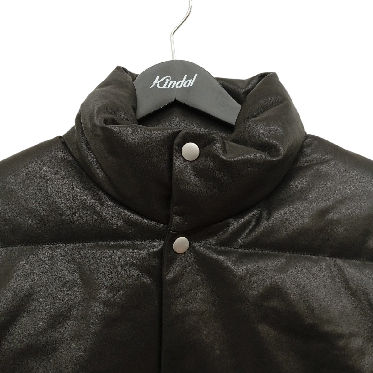 LIDnM Leather Heritage Down Jacketレザーダウンジャケット 古着・中古-5枚目のアイテム画像