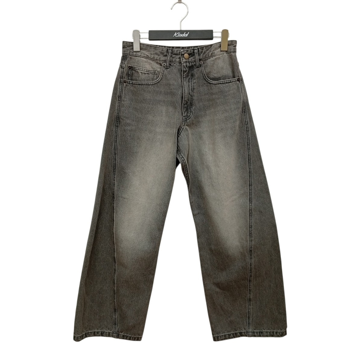 WYM LIDNM VINTAGE WASHED CURVED DENIMデニムパンツ 古着・中古-1枚目のアイテム画像