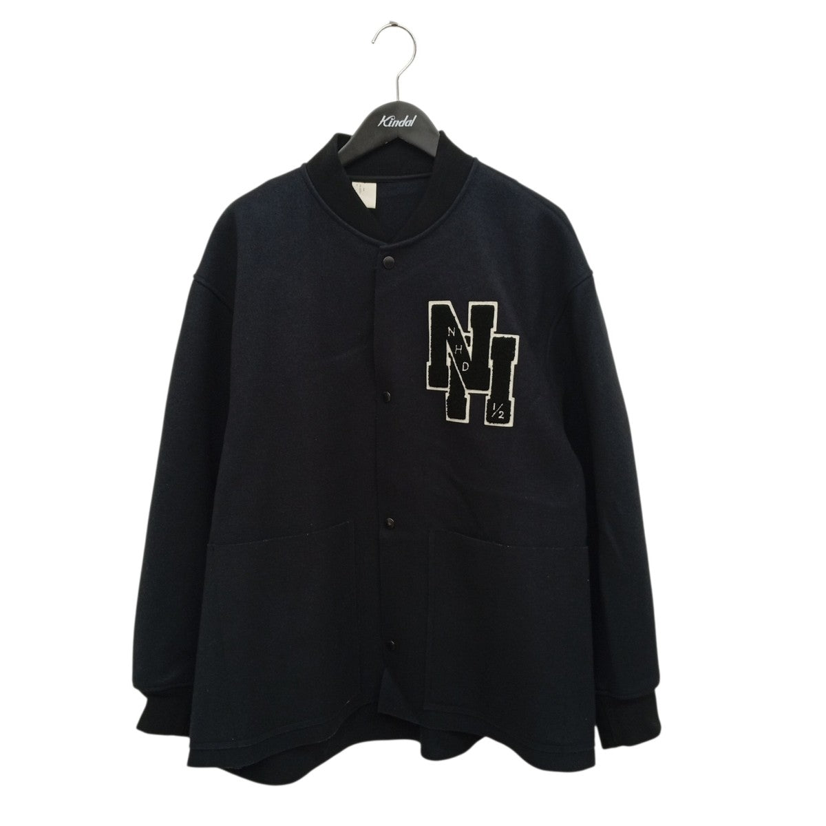 N．HOOLYWOOD×EDIFICE EXCLUSIVE MELTON STADIUM JUMPERスタジャン9212-BL05-052 古着・中古-1枚目のアイテム画像