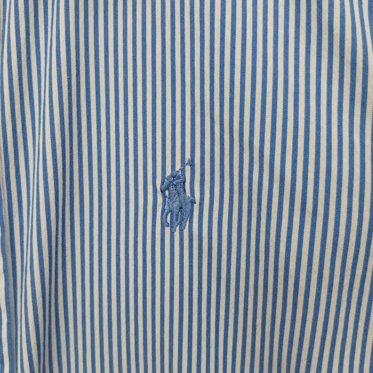 POLO RALPH LAUREN ワンポイントストライプシャツ 古着・中古-6枚目のアイテム画像