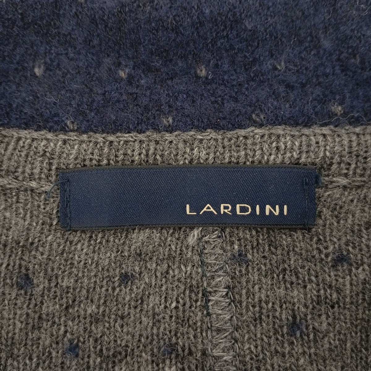 LARDINI ニットジャケットJHLJM18 古着・中古-3枚目のアイテム画像