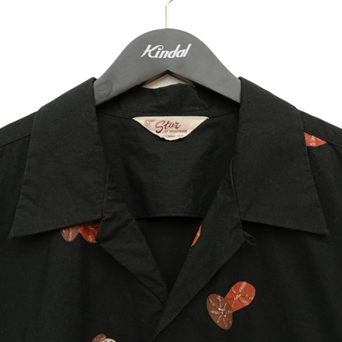 BROAD COTTON S S Open Shirt ROCK’N’ROLL GUITAR半袖シャツSH38117