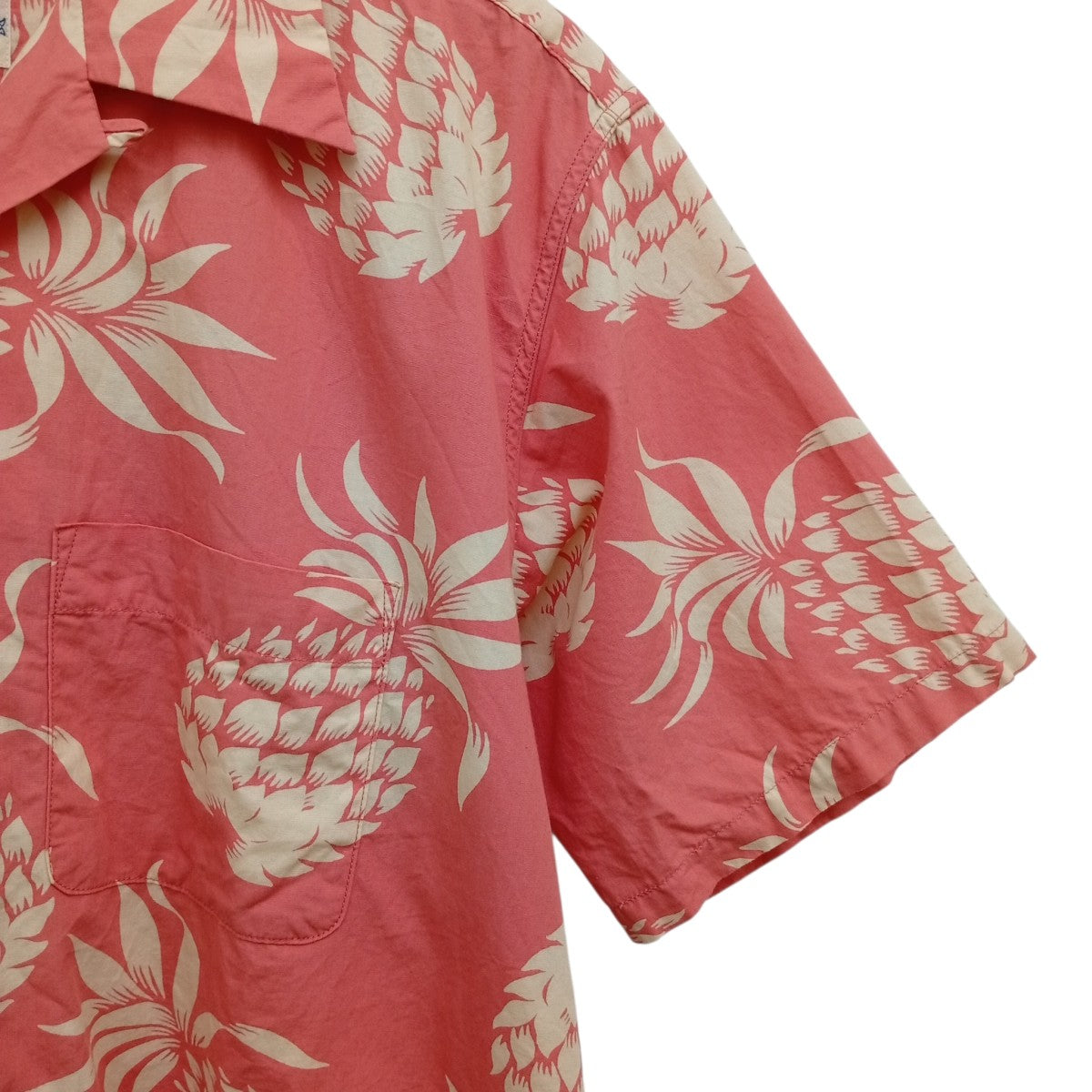 DUKE KAHANAMOKU COTTON HAWAIIAN SHIRT DUKE’S PINEAPPLEアロハシャツDK37811 古着・中古-6枚目のアイテム画像