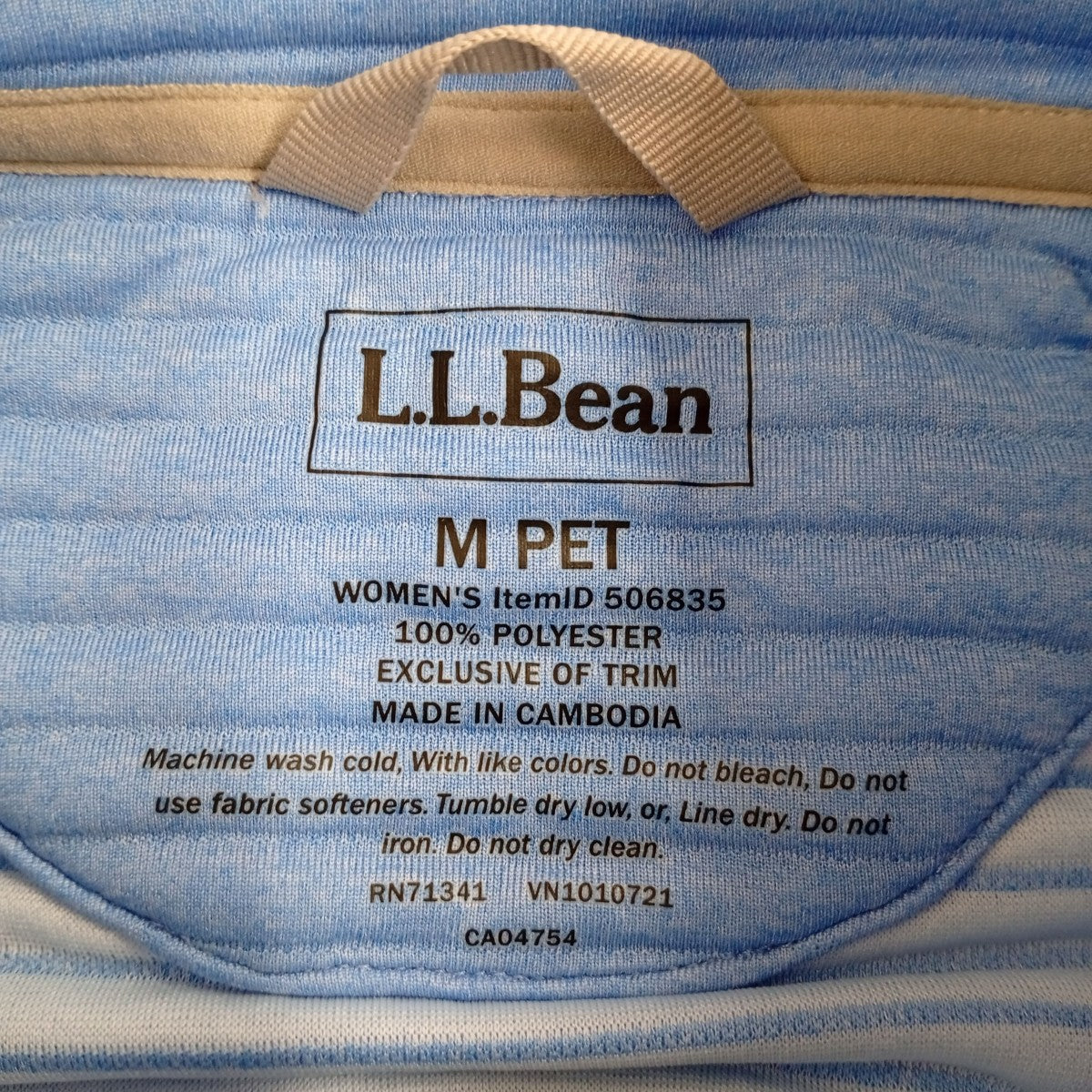 L．L．Bean エアーライト・ニット・プルオーバートレーナー506835 古着・中古-3枚目のアイテム画像