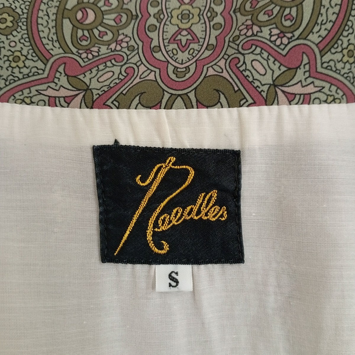 Needles COACH JACKET-TAFFETA PAISLEYジャケットCH140 古着・中古-3枚目のアイテム画像