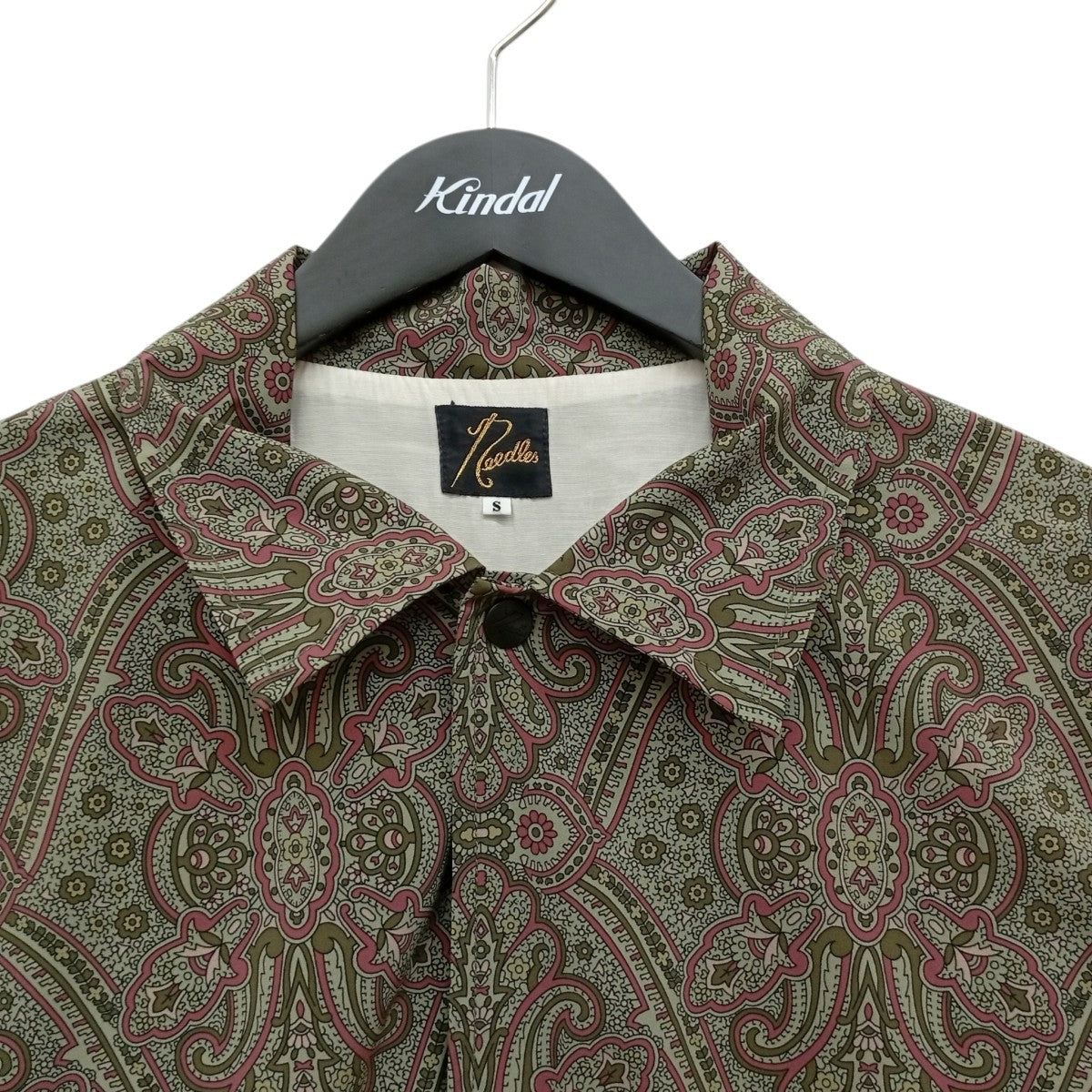 Needles COACH JACKET-TAFFETA PAISLEYジャケットCH140 古着・中古-5枚目のアイテム画像