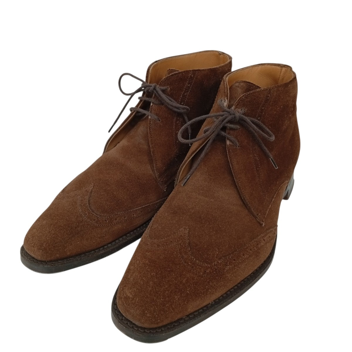 Aquascutum チャッカーブーツY10170 古着・中古-1枚目のアイテム画像