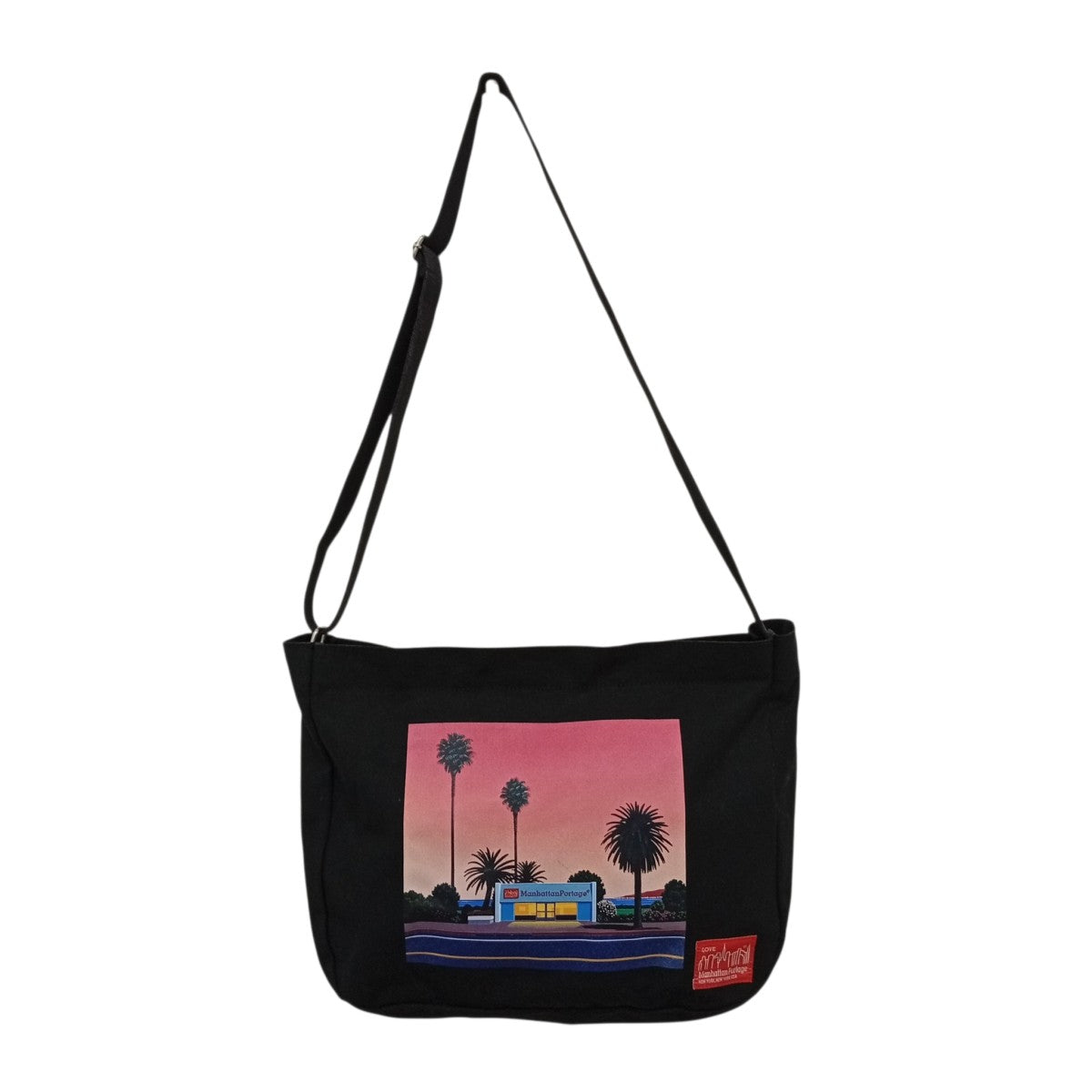 Manhattan Portage×永井博 ショルダーバッグB21885 古着・中古-1枚目のアイテム画像