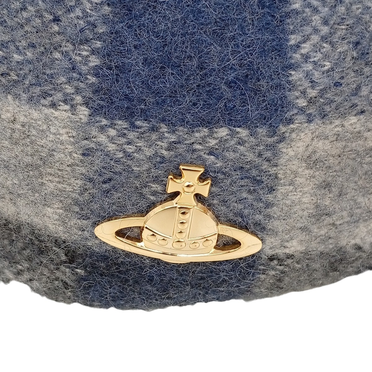 Vivienne Westwood チェック柄 ベレー帽 S/M Vivienne Westwood(ヴィヴィアンウエストウッド) オーブチェックベレー