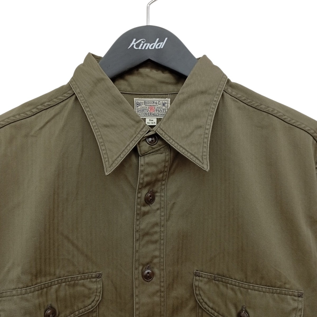 HERRINGBONE WORK SHIRTシャツBR26081