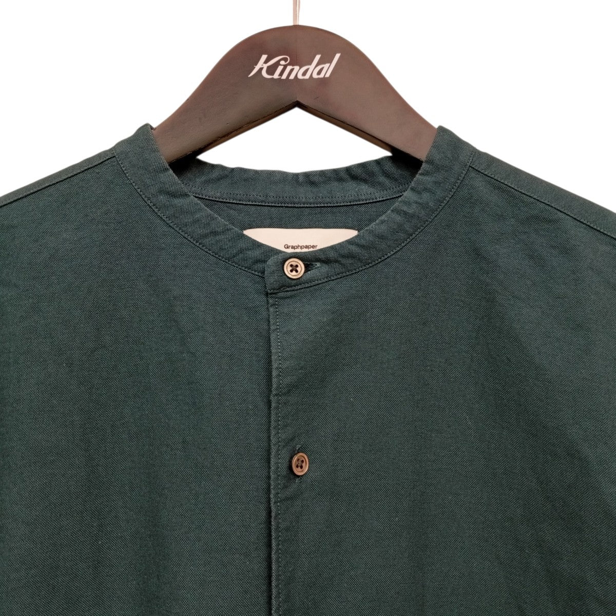 Oxford Oversized Band Collar ShirtバンドカラーシャツGM233-50022C