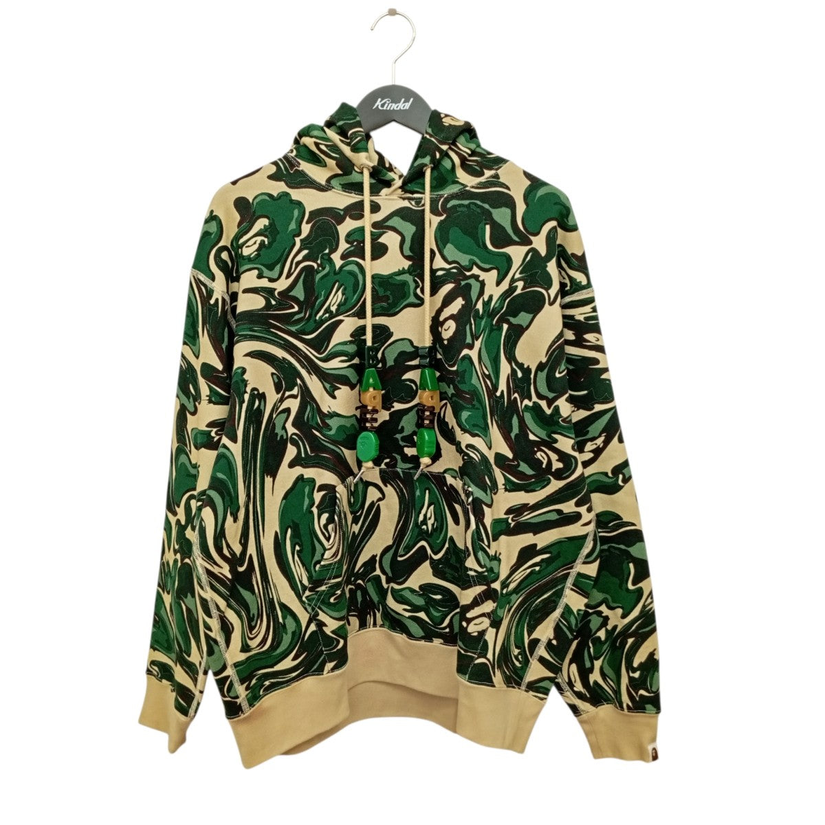 MARBLING CAMO RELAXED FIT PULLOVER HOODIEパーカー001PPK801313M