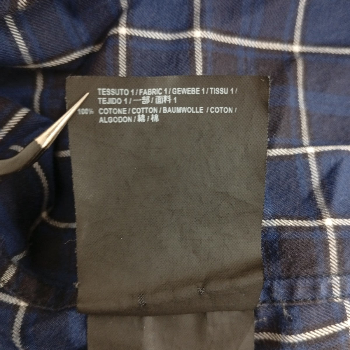 チェックロングスリーブシャツ479982TBM08