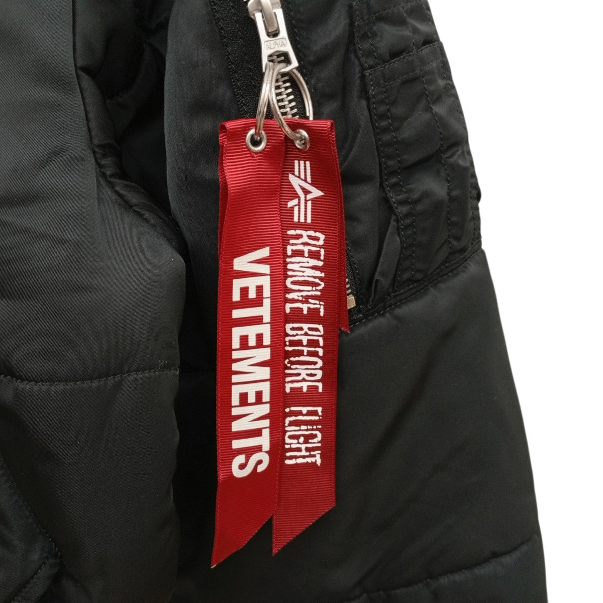 vetement×ALPHA INDUSTRIES 20AWReversible Bomber Jacketジャケット0615-00-573-8335 古着・中古-5枚目のアイテム画像