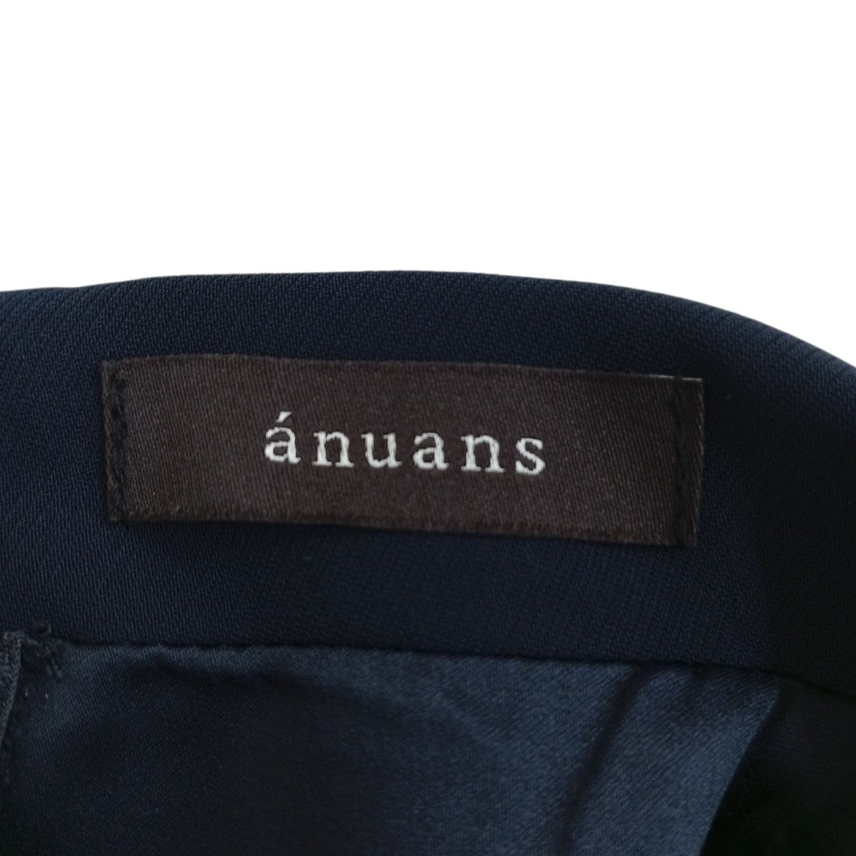 anuans ダブルサテンテーラードフレアノースリーブワンピース1525330202-0 古着・中古-3枚目のアイテム画像