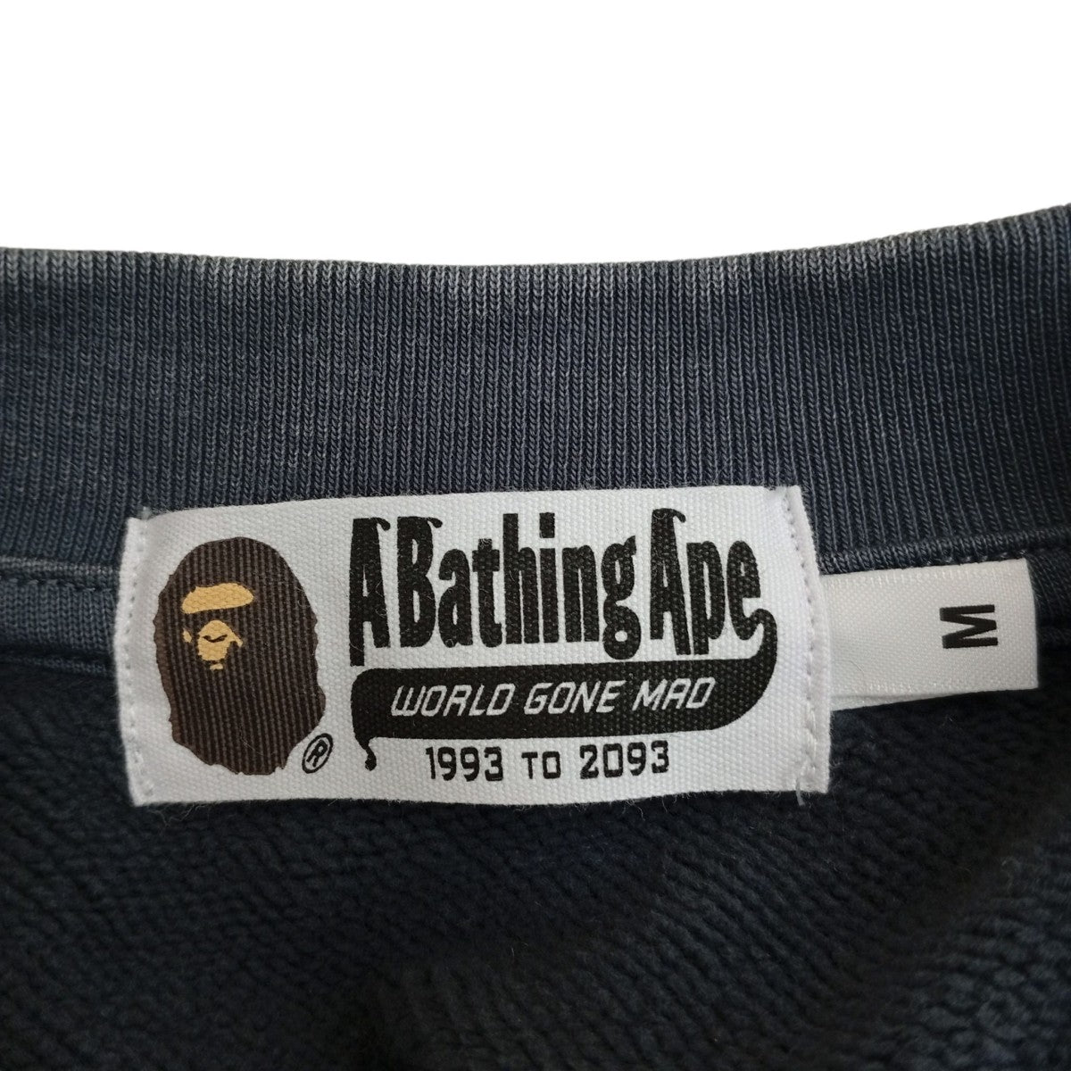 A BATHING APE ダメージ加工トレーナー001SWL801308M 古着・中古-3枚目のアイテム画像