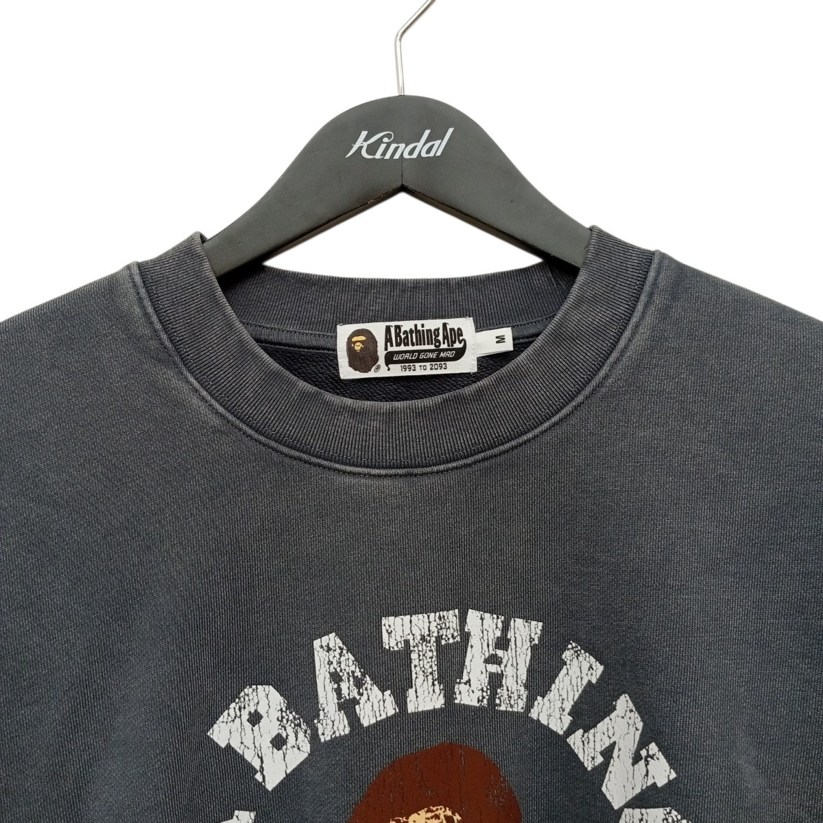A BATHING APE ダメージ加工トレーナー001SWL801308M 古着・中古-6枚目のアイテム画像