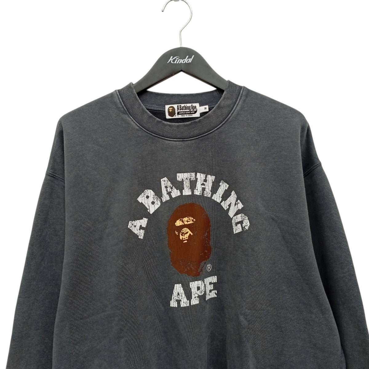 A BATHING APE ダメージ加工トレーナー001SWL801308M 古着・中古-7枚目のアイテム画像