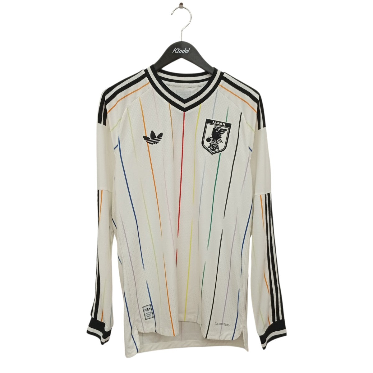 adidas originals W-CUP 2026 2027 JFA A WAY AUTHENTICゲームシャツKD3348 古着・中古-1枚目のアイテム画像