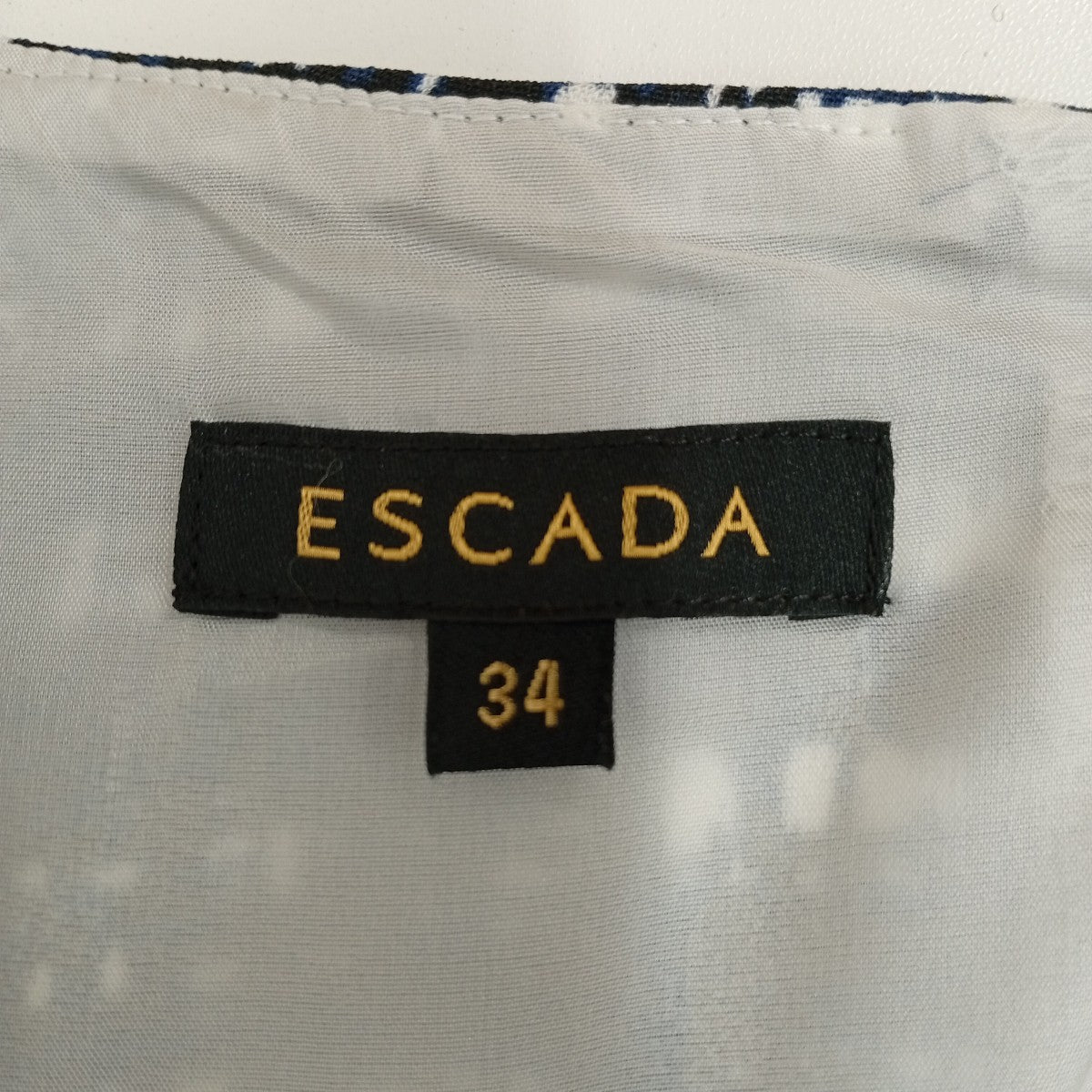 ESCADA(エスカーダ) ノースリーブワンピース5024938 5024938 ネイビー