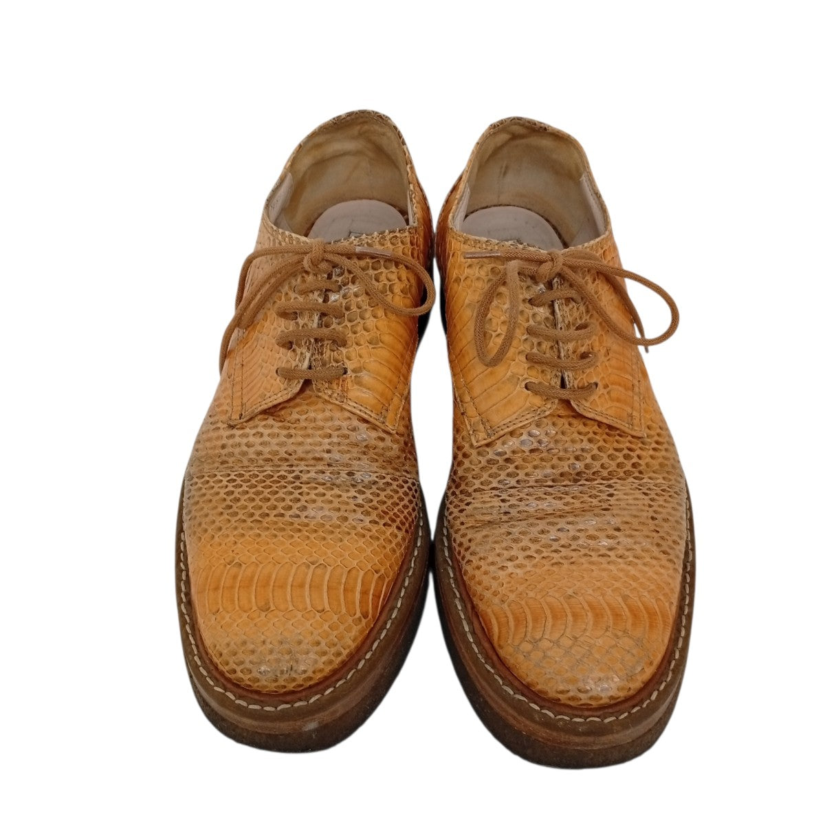 python design race-up shoesレザーシューズ