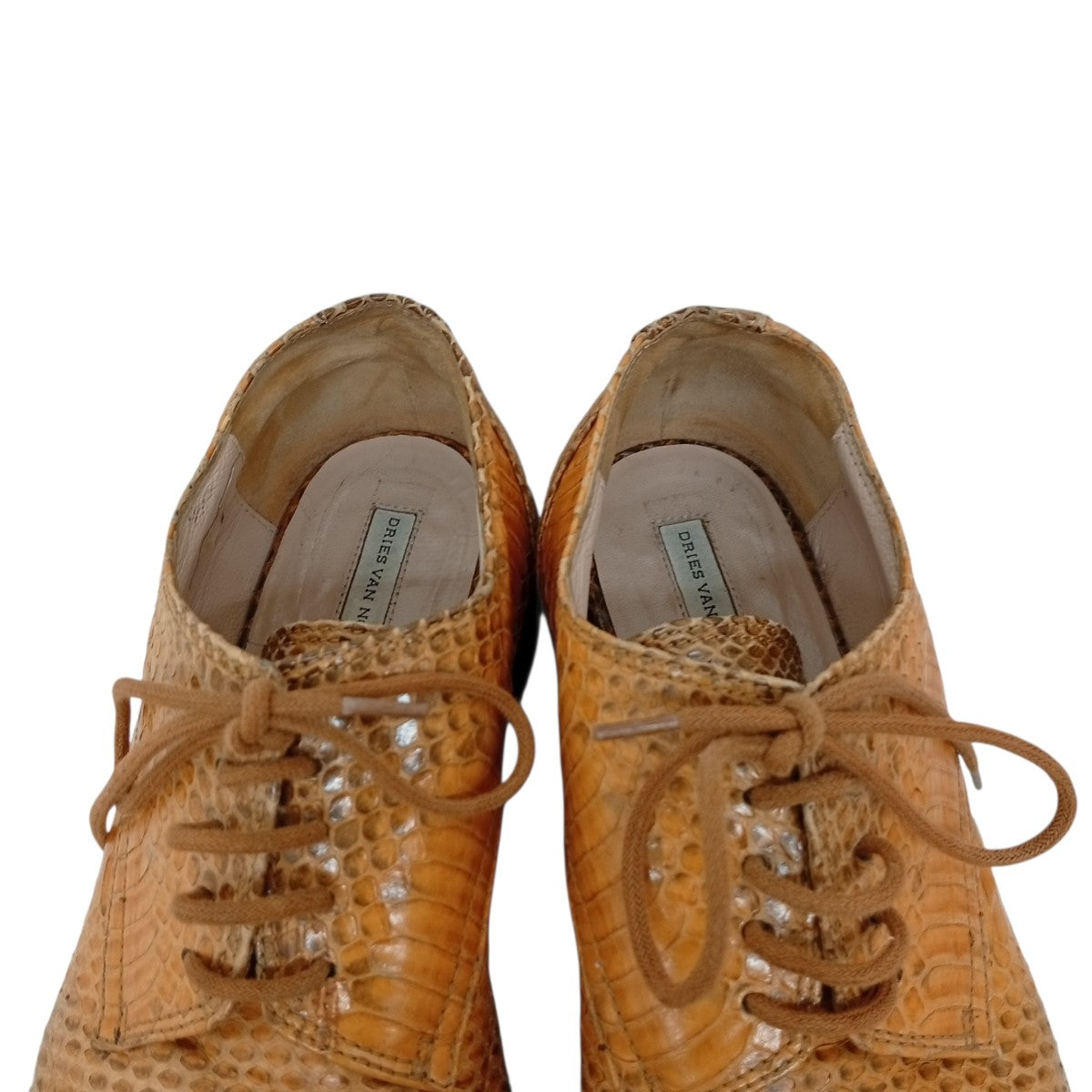 DRIES VAN NOTEN(ドリスヴァンノッテン) python design race-up shoes