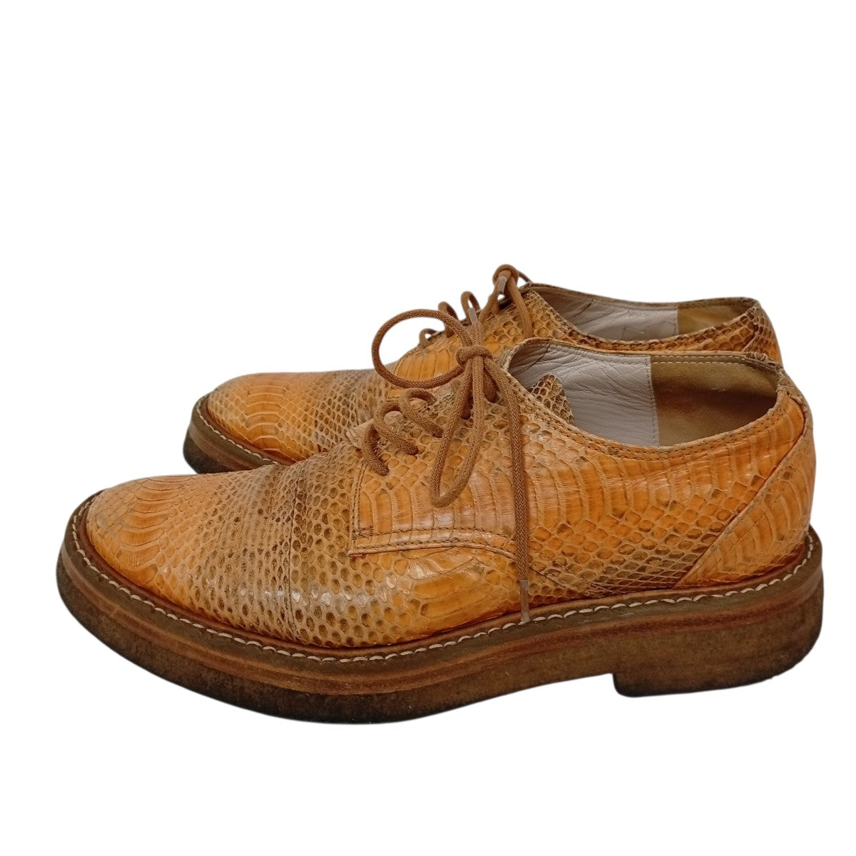 python design race-up shoesレザーシューズ