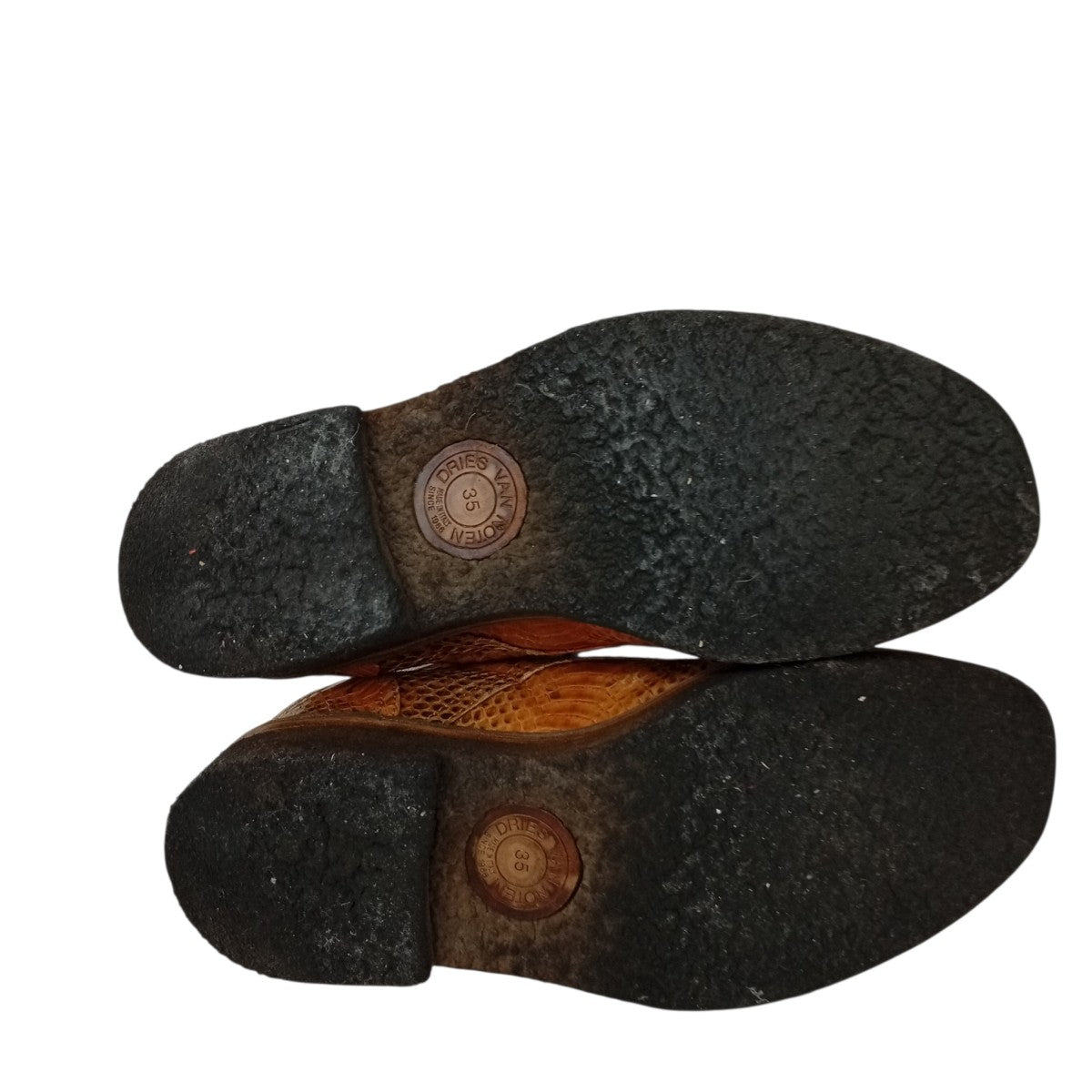 DRIES VAN NOTEN(ドリスヴァンノッテン) python design race-up shoes