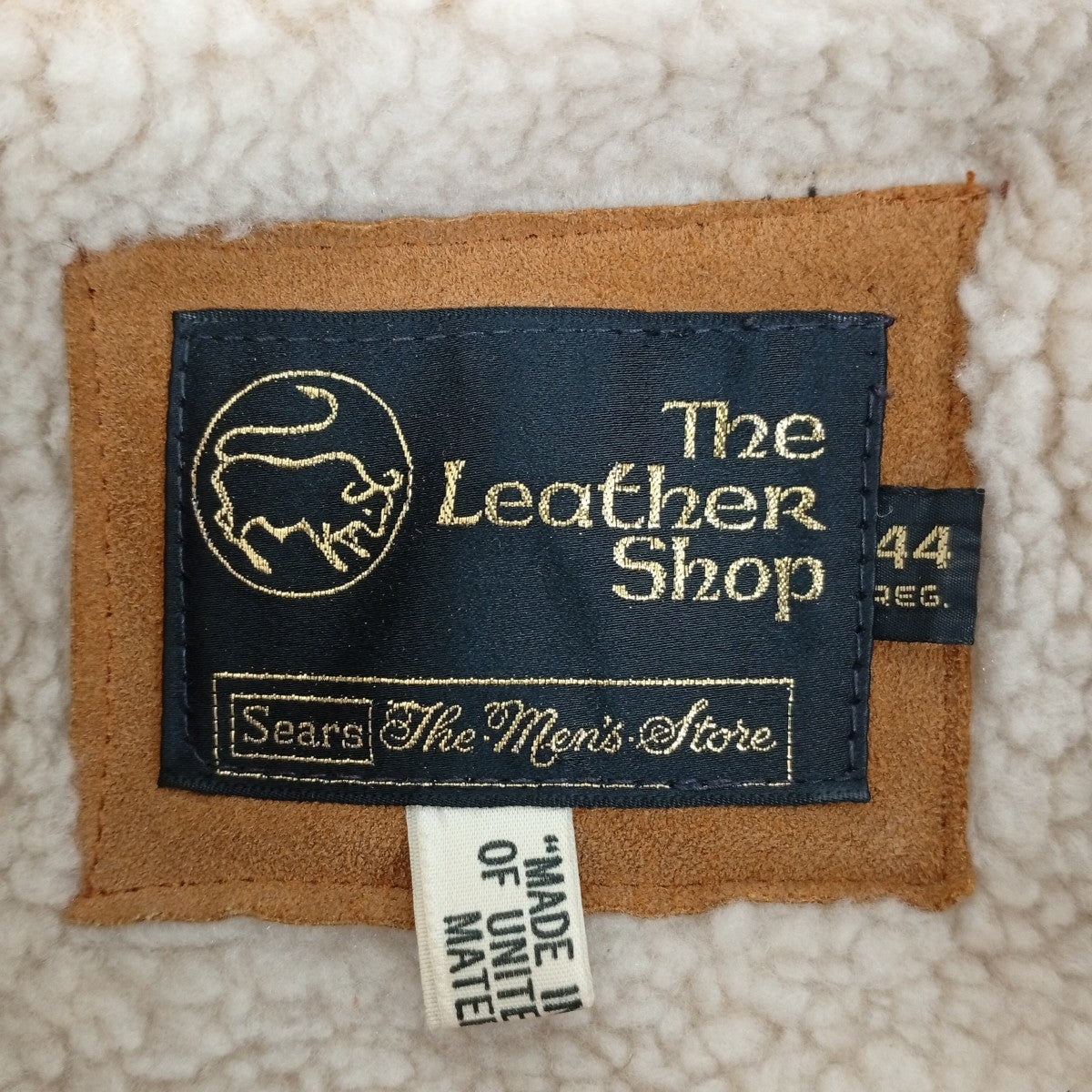 the Leather Shop ボアレザージャケット 古着・中古-3枚目のアイテム画像