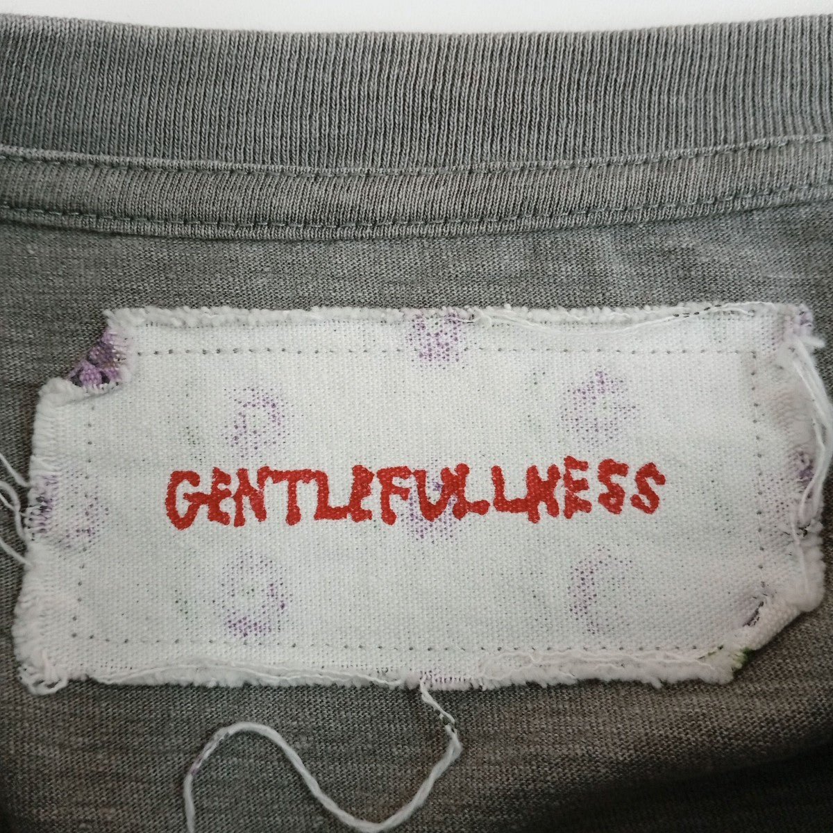 GENTLEFULLNESS Recyclse Cotton LS Tee長袖カットソー 古着・中古-3枚目のアイテム画像