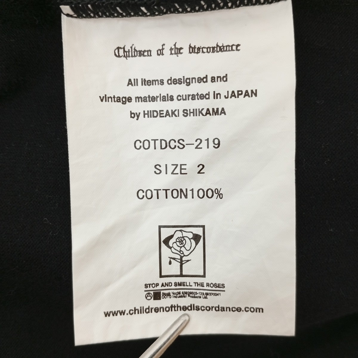EMBROIDERY TEE半袖カットソーCOTDCS-219