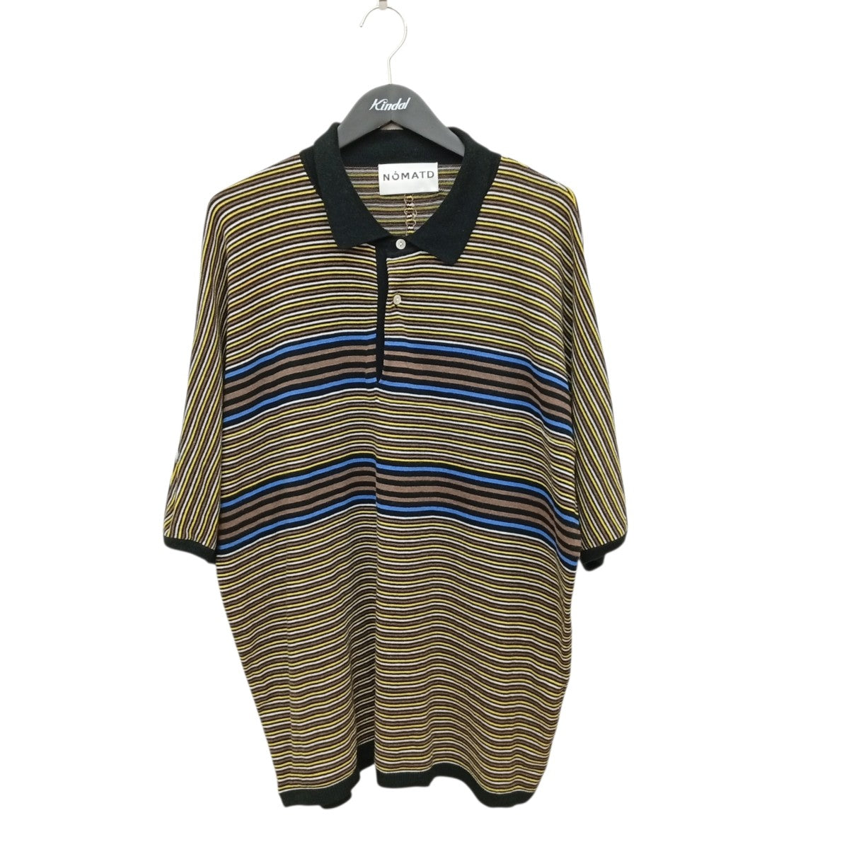 NOMA t．d． NOMA Stripe Knit PoloポロシャツN37-KN01 古着・中古-1枚目のアイテム画像