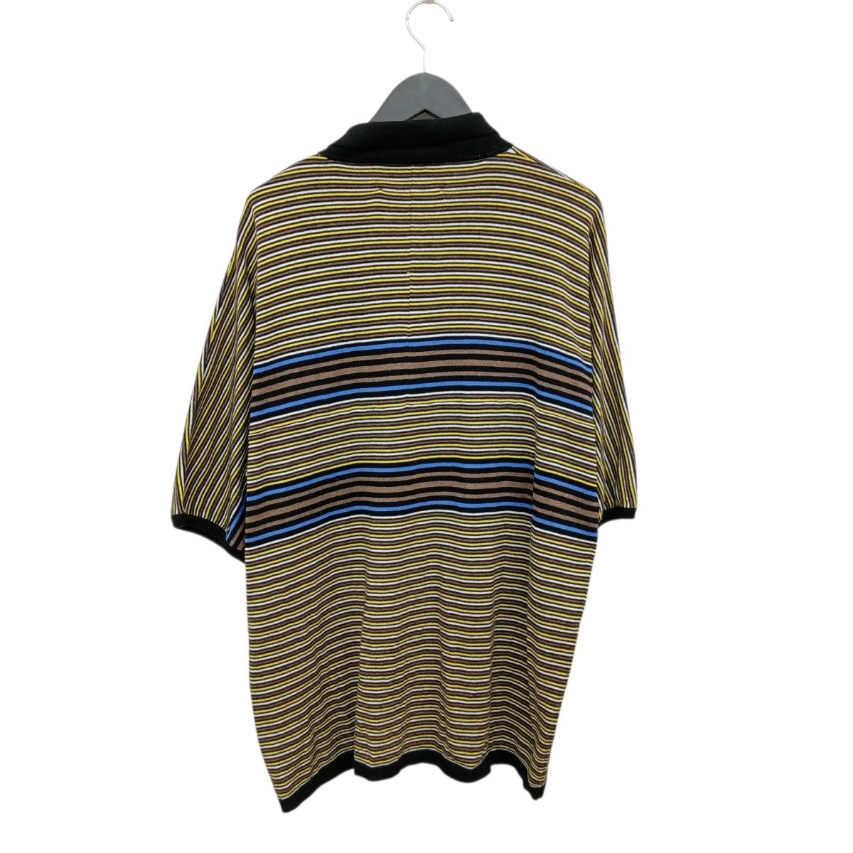 NOMA t．d． NOMA Stripe Knit PoloポロシャツN37-KN01 古着・中古-2枚目のアイテム画像