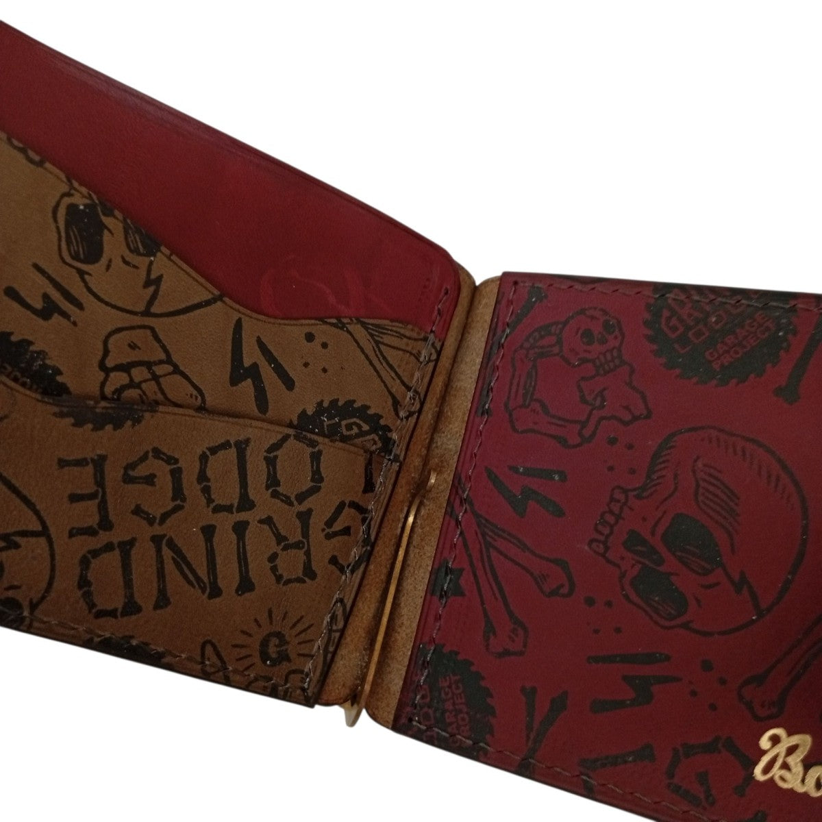boab leather works×GRINDLODGE マネークリップ 古着・中古-8枚目のアイテム画像