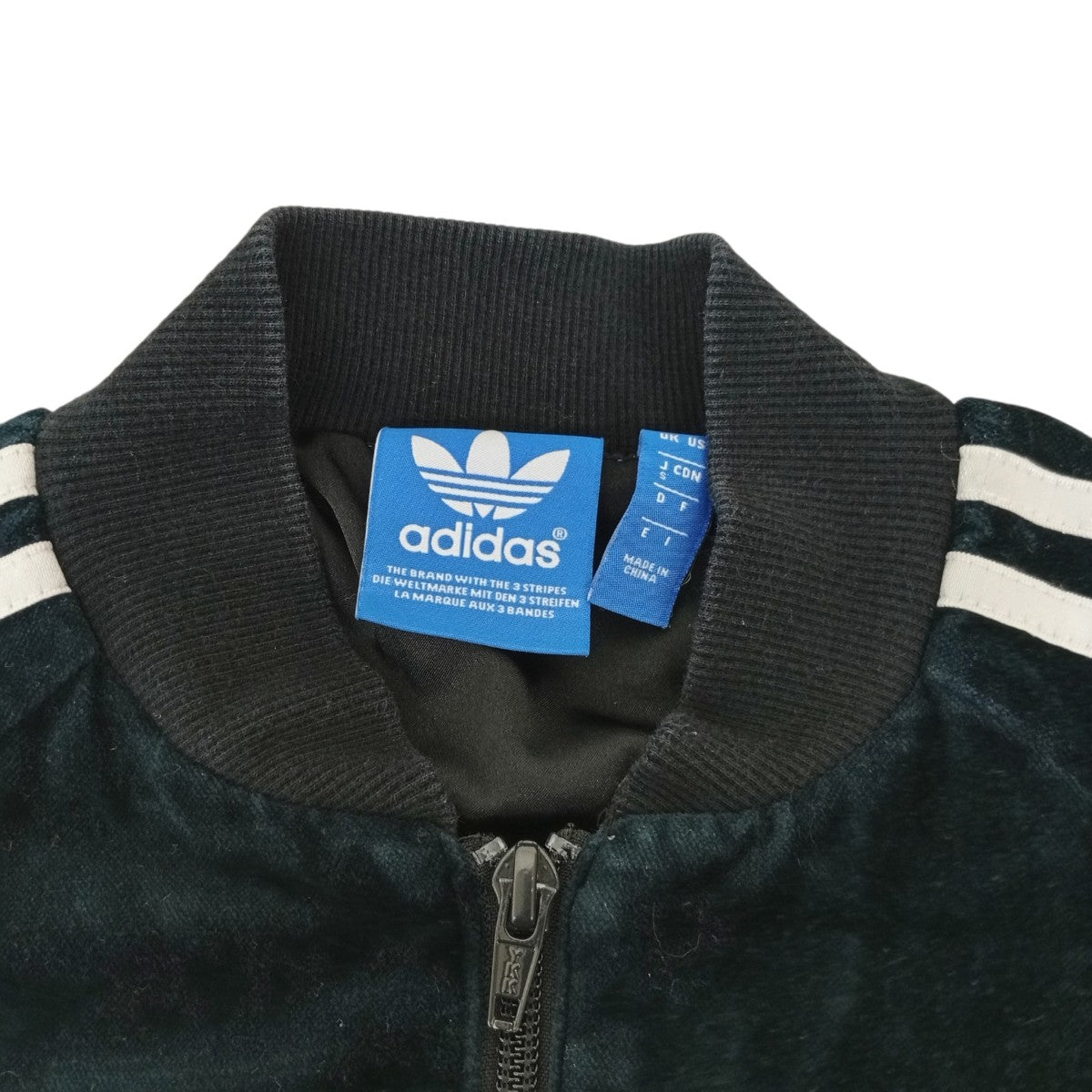 adidas SS VELOUR TRACKTOPベロアジャケットAO3567 古着・中古-3枚目のアイテム画像