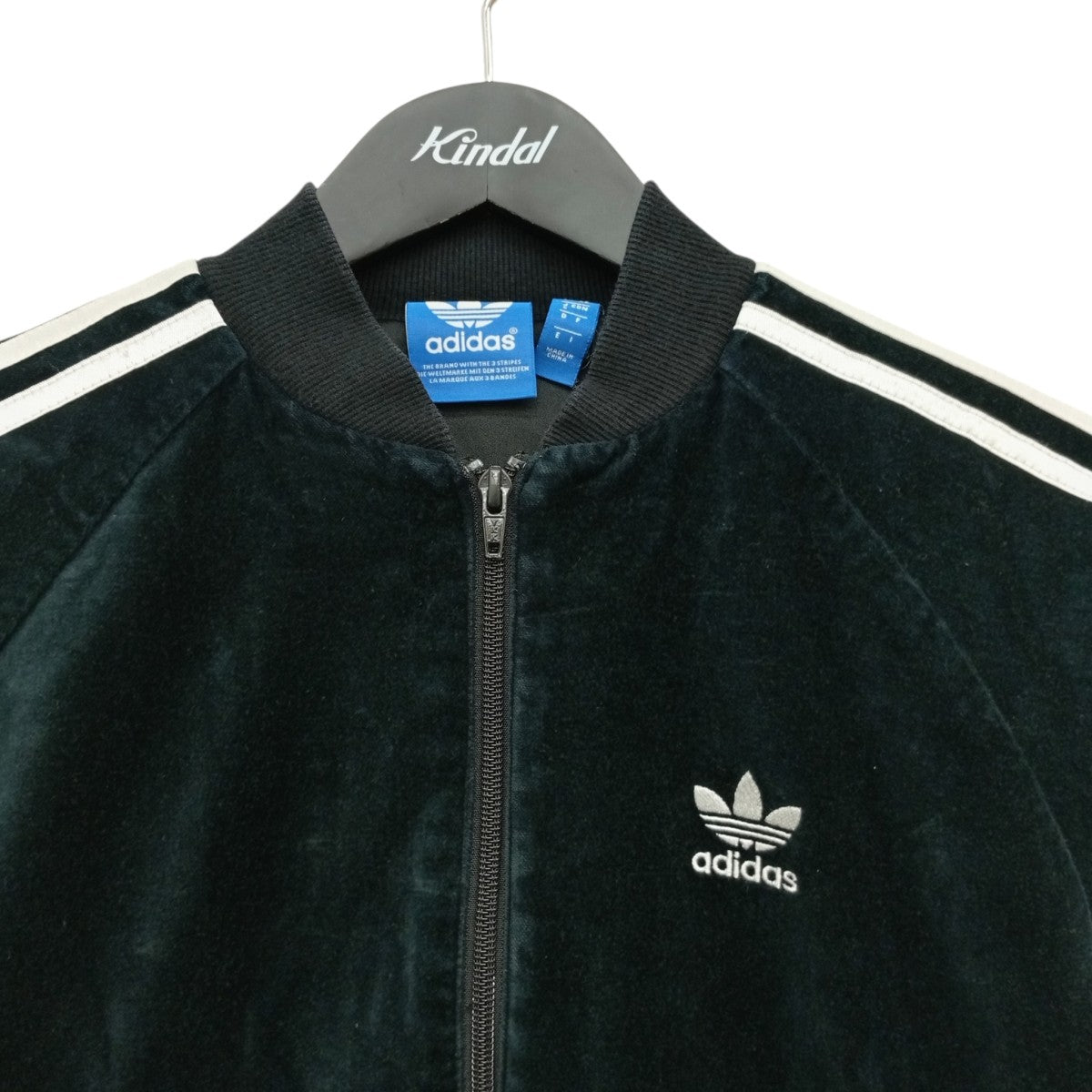 adidas SS VELOUR TRACKTOPベロアジャケットAO3567 古着・中古-8枚目のアイテム画像