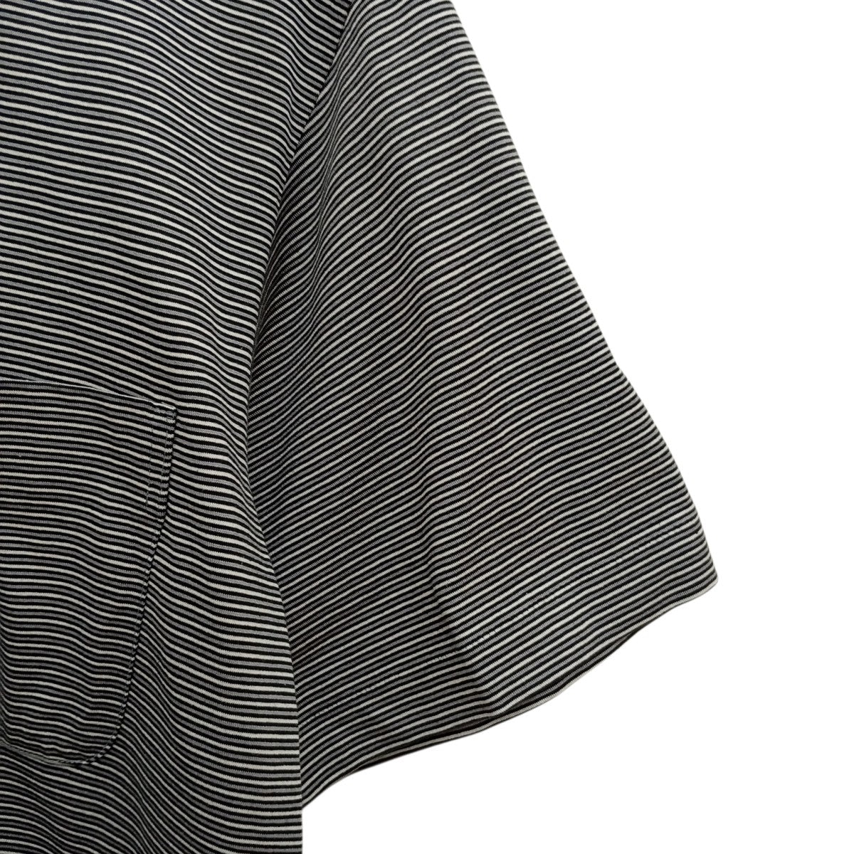 Yves Saint Laurent tricots ヴィンテージ ロゴボーダーポロシャツ 古着・中古-8枚目のアイテム画像