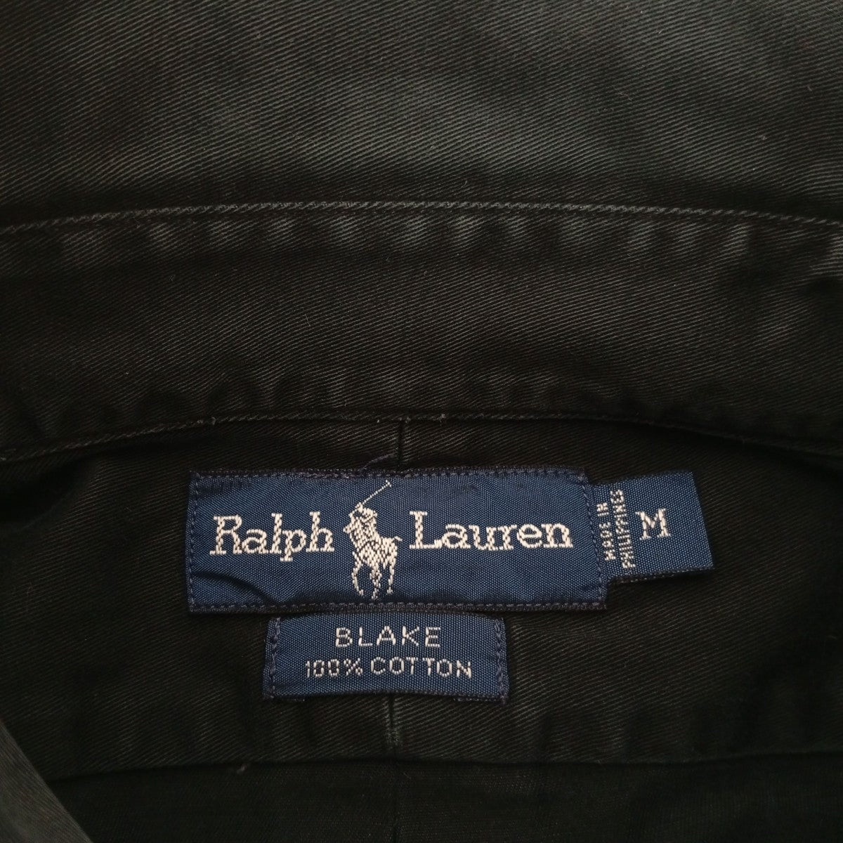 RALPH LAUREN BLAKE ワンポイント オックスフォードBDシャツ 古着・中古-3枚目のアイテム画像