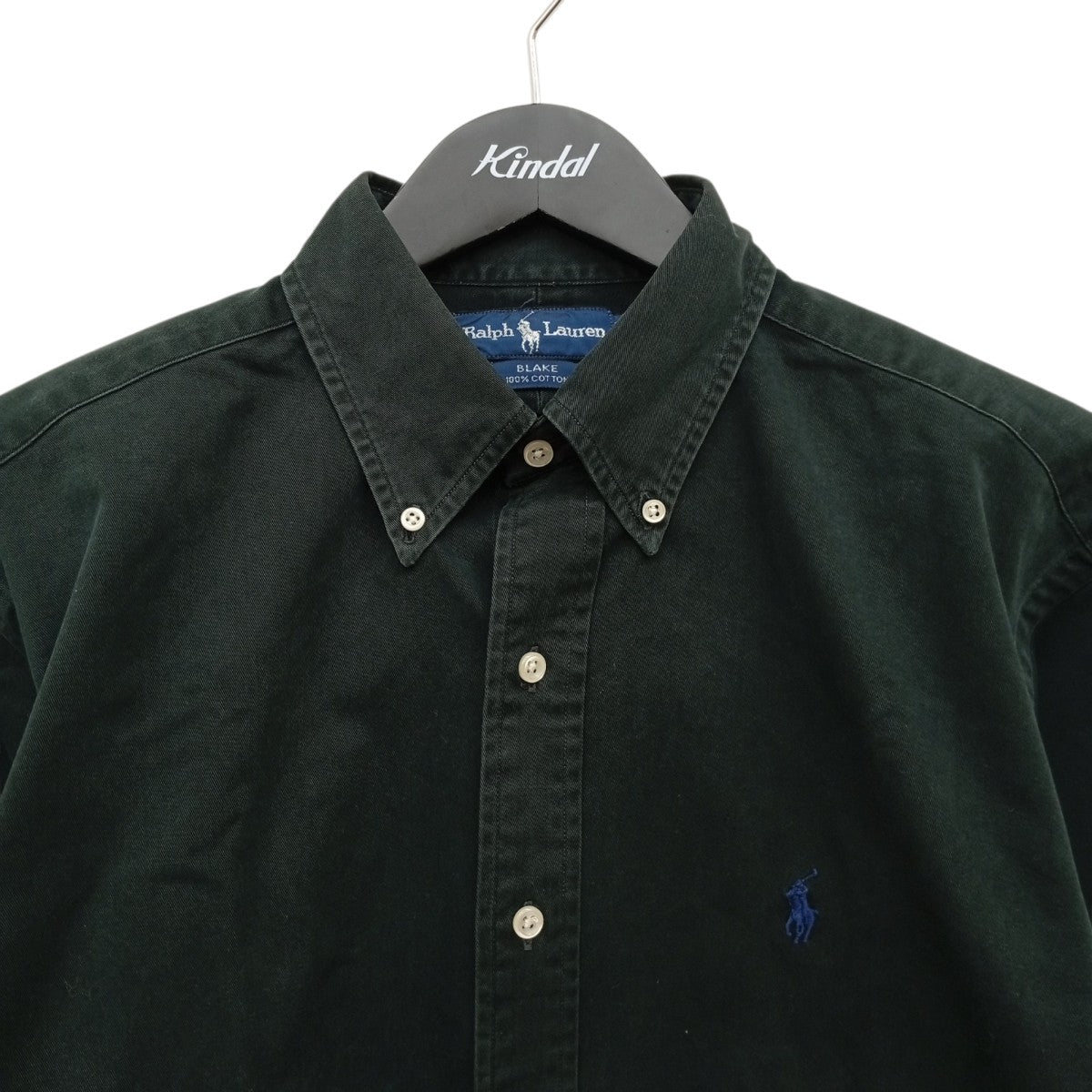 RALPH LAUREN BLAKE ワンポイント オックスフォードBDシャツ 古着・中古-4枚目のアイテム画像