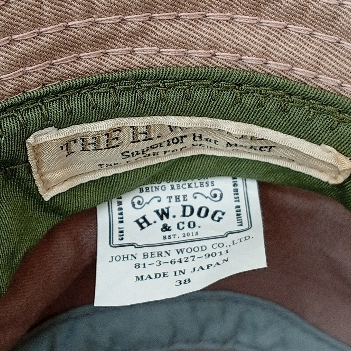 THE H．W．DOG＆CO． バケットハットD-00548 古着・中古-5枚目のアイテム画像