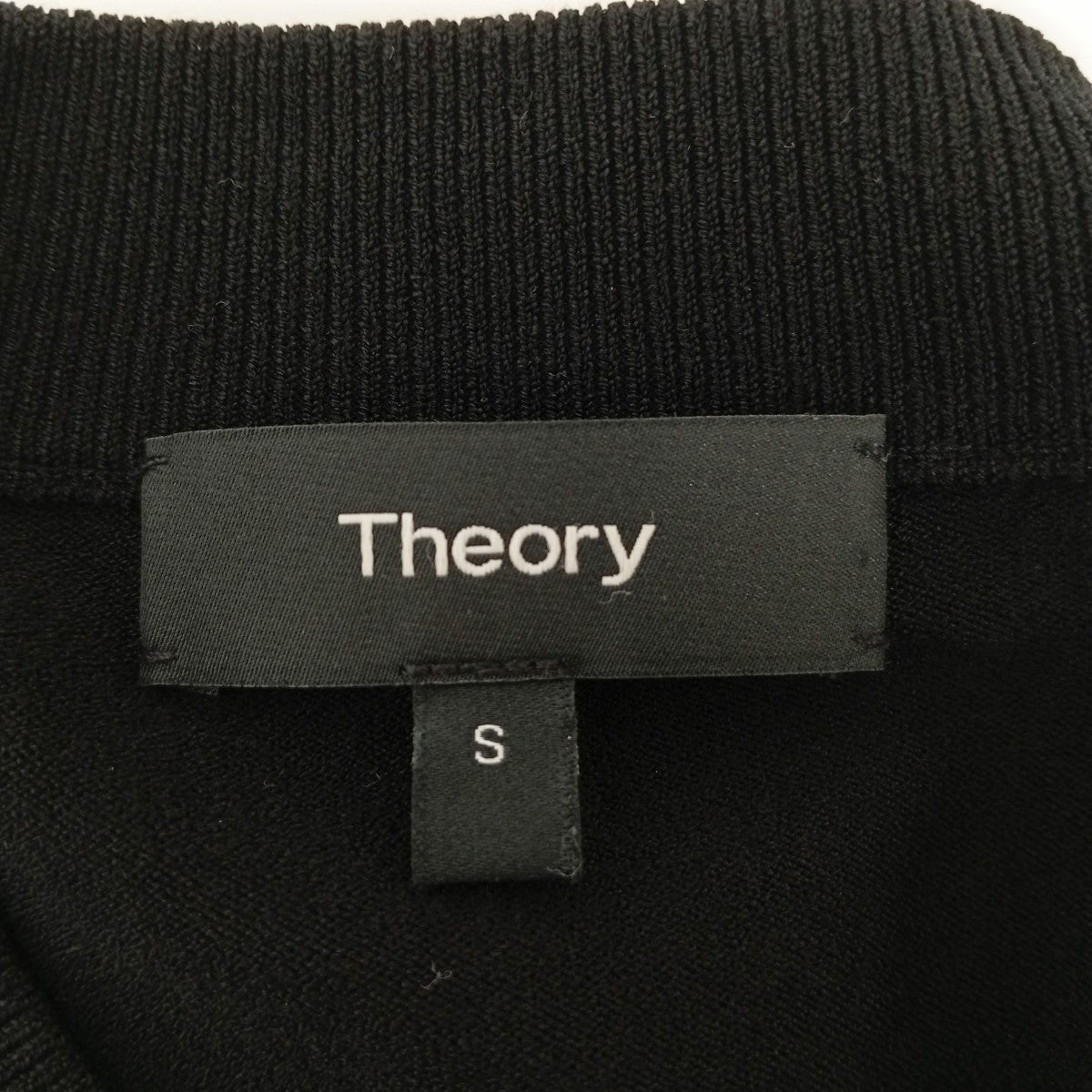 theory ウォッシャブル ニットブルゾンジャケット01-1303732-050-902 古着・中古-3枚目のアイテム画像