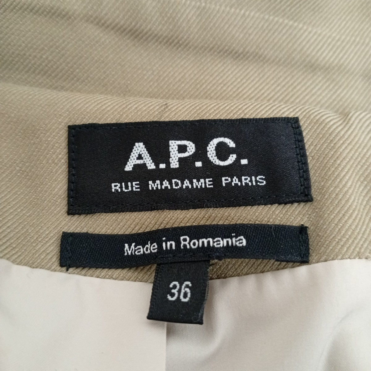 A．P．C． コート 古着・中古-5枚目のアイテム画像