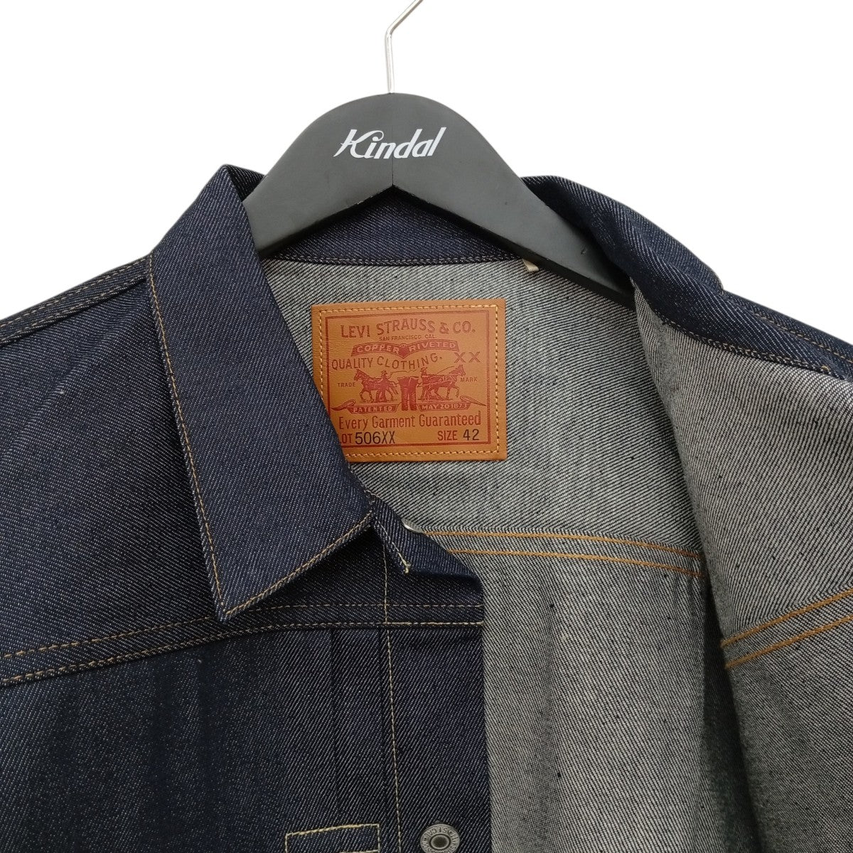 LEVI’S 1st 70s復刻506XX 日本製デニムジャケット70506-0028 古着・中古-6枚目のアイテム画像