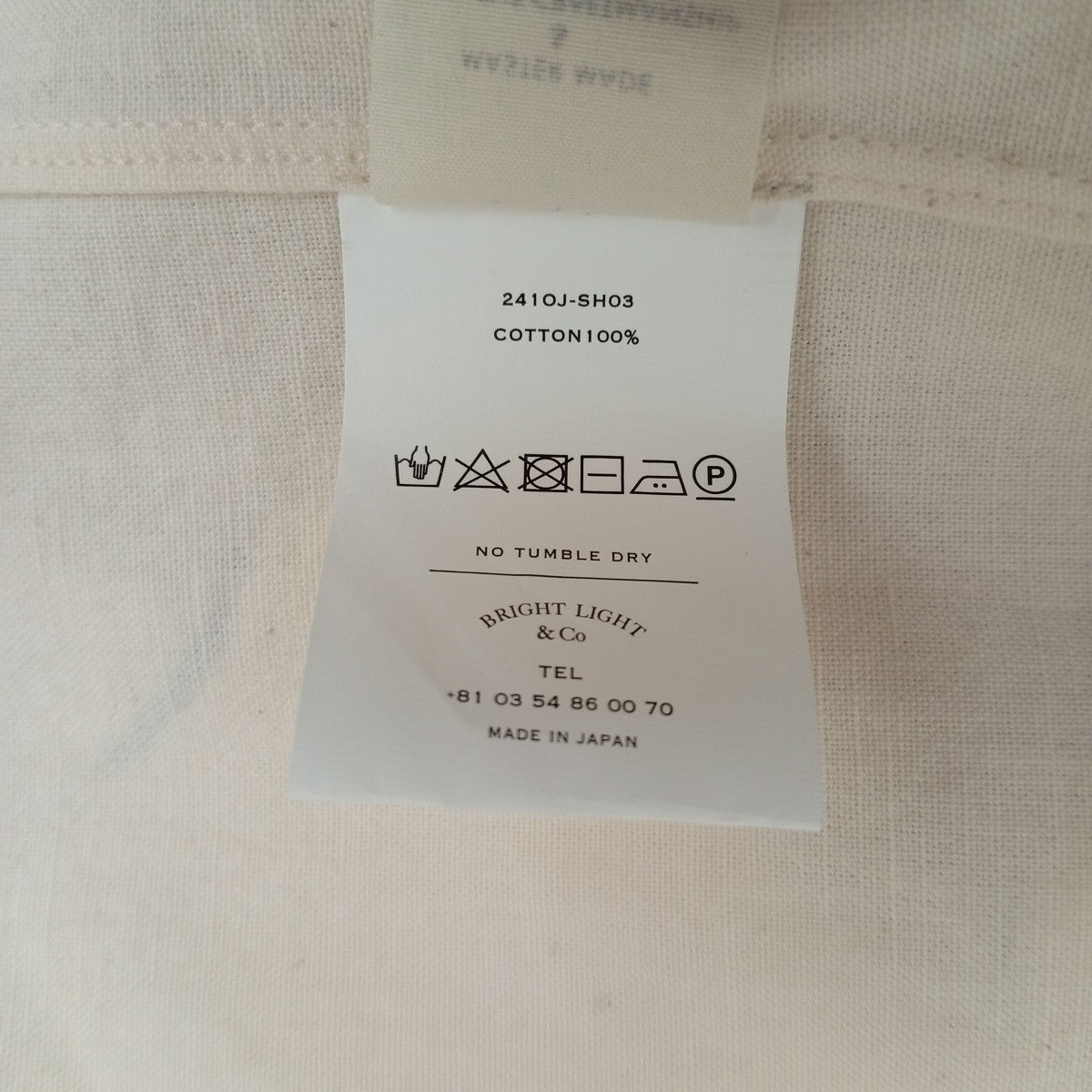 OLD JOE ＆ Co． オープンカラーシャツ241OJ-SH03 古着・中古-6枚目のアイテム画像
