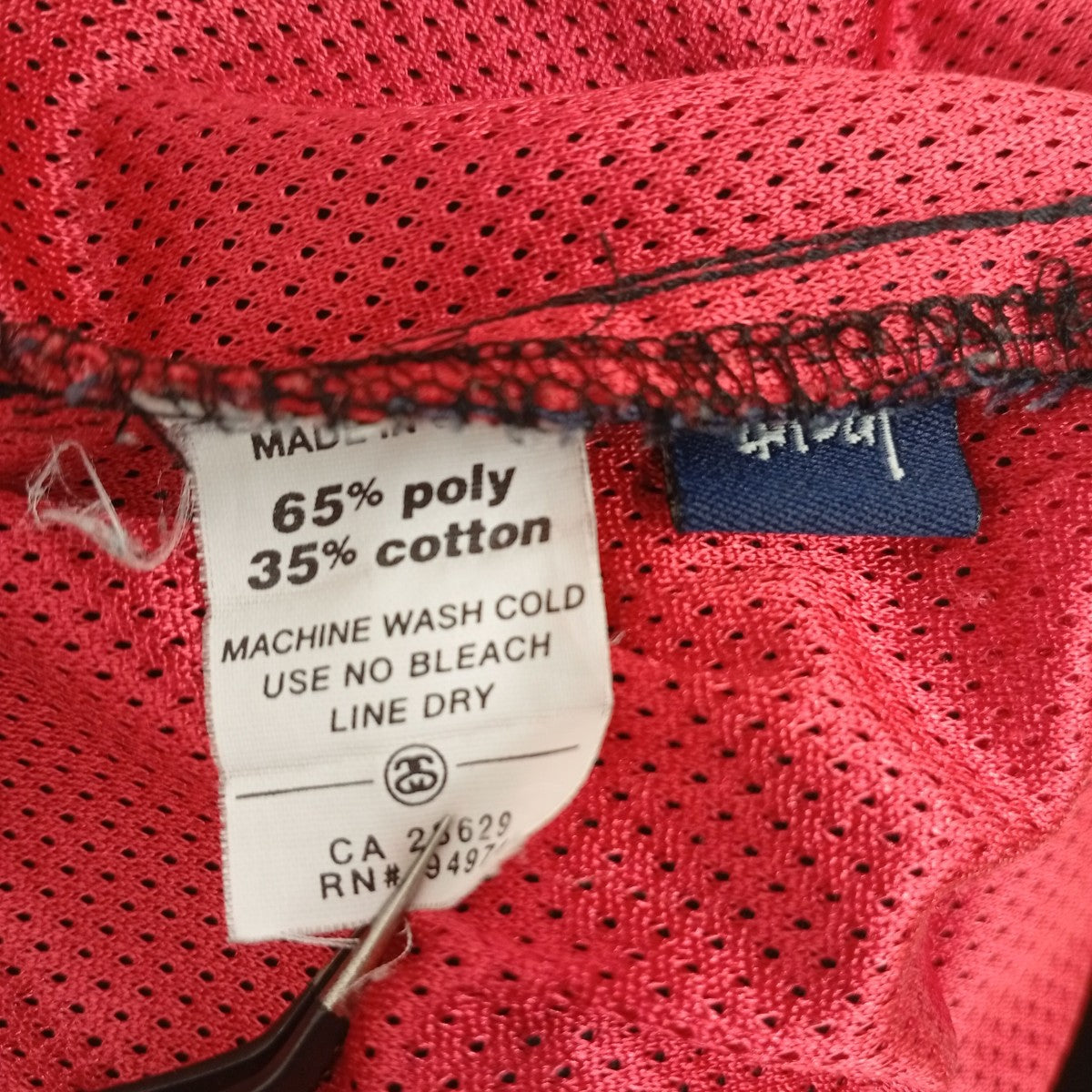 stussy 90s 紺タグスイングトップ 古着・中古-6枚目のアイテム画像