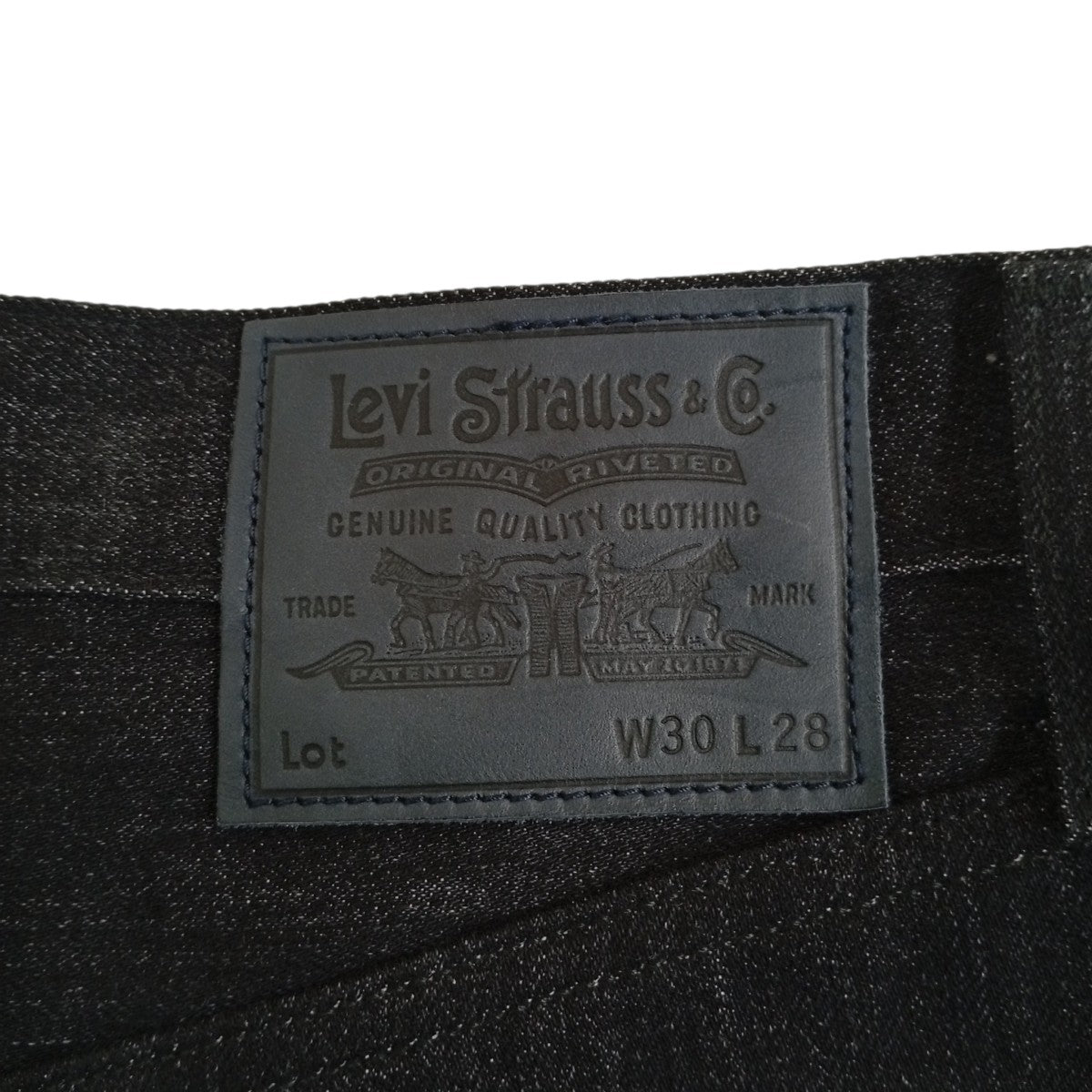 LEVI’S BLUETAB? ワイドプリーツ CROPデニムパンツA9136-0003 古着・中古-7枚目のアイテム画像