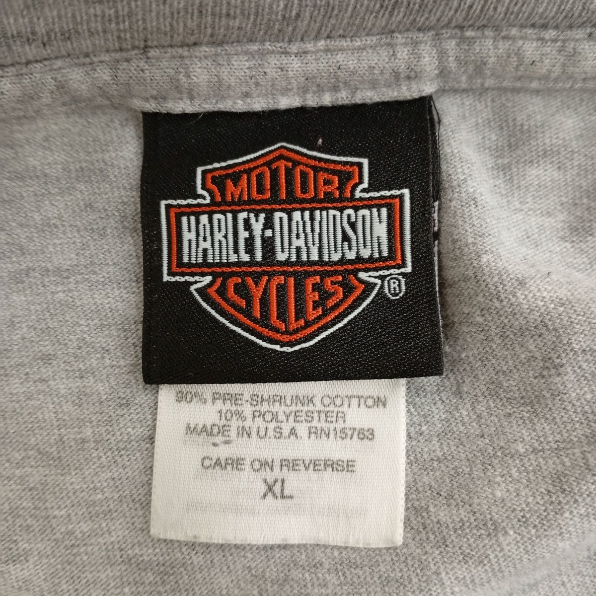 HARLEY-DAVIDSON Hanes BEEFYボディ 袖ドラゴンロングスリーブカットソー 古着・中古-5枚目のアイテム画像