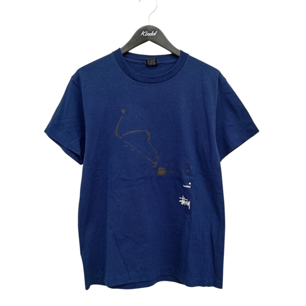 紺タグ 90s drip techniqueTしゃつ