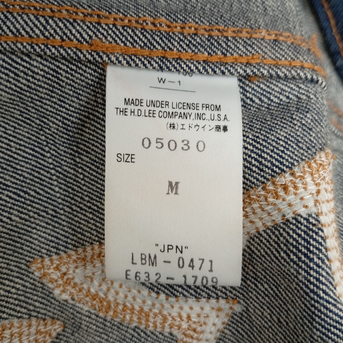 LEE×pokit デニムジャケット05030 古着・中古-5枚目のアイテム画像