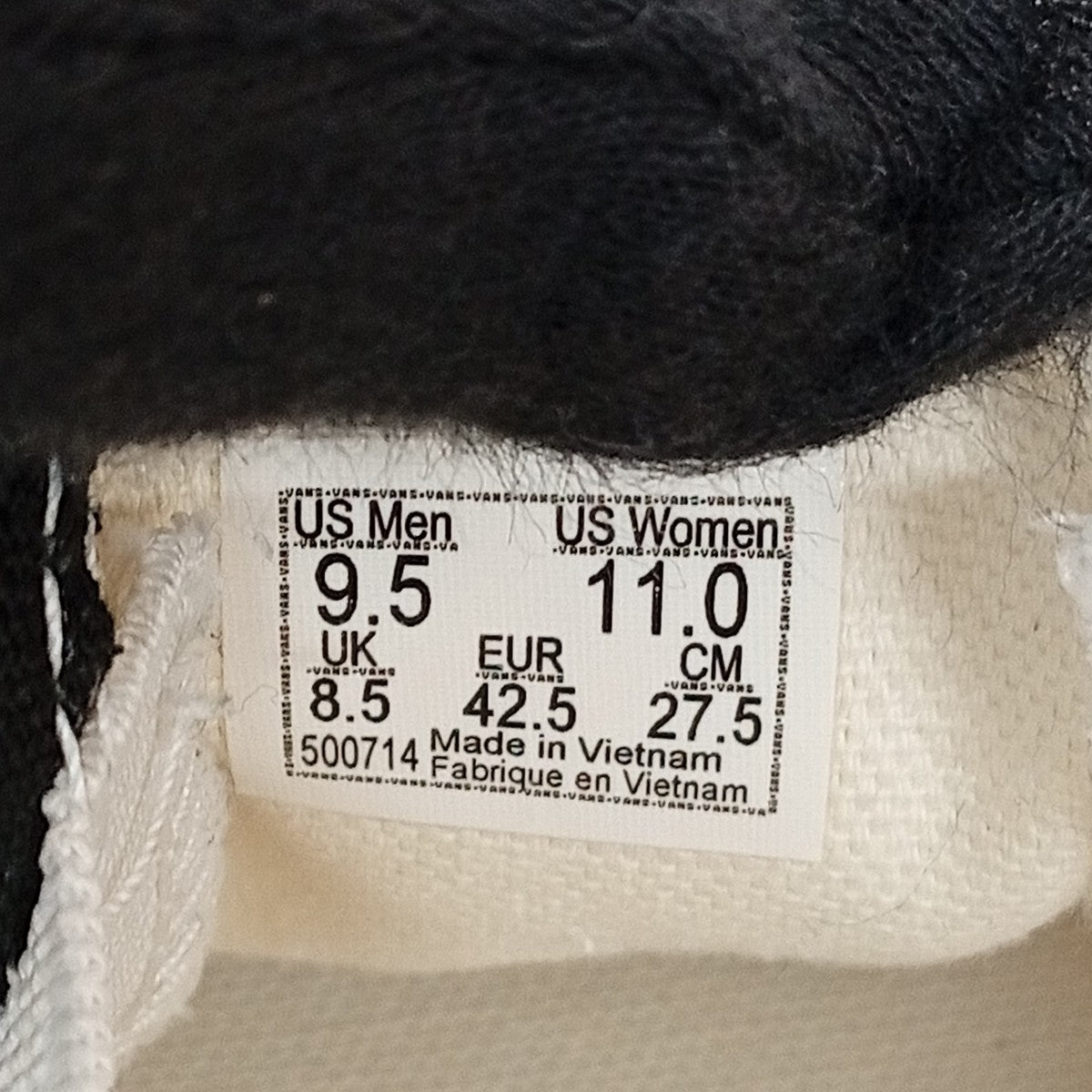 VANS スリッポン500714 古着・中古-9枚目のアイテム画像
